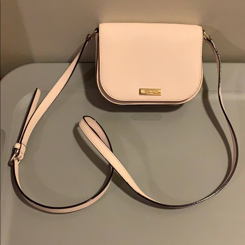 Cream Kate spade purse